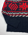 Polo RL Patterned Knitted Shawl Collar Sweater (L)