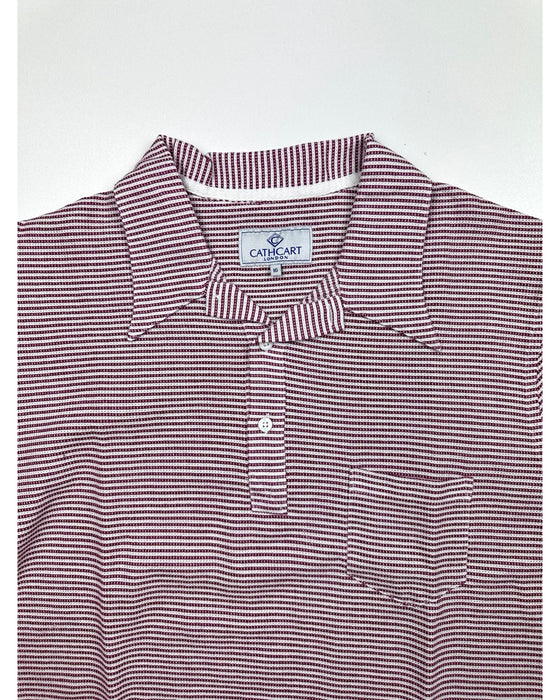 Cathcart London Airflow Red Polo