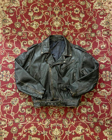  Biker Leather Jacket (XL)