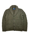 Polo Ralph Lauren Moss Green Hand Knitted Cardigan (XL)