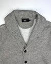 RRL Grey Shawl Collar Cardigan (L)