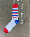 Heritage 9.1 Heritage Post White Red Blue Socks