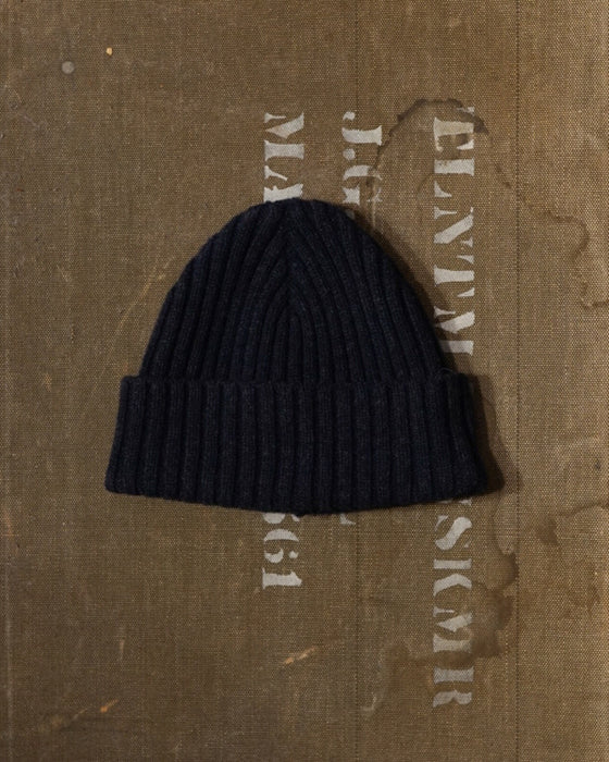 CM Scottish Wool Beanie - Blue