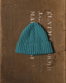  CM Scottish Wool Beanie - Turquoise