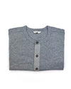 1927 Henley Shirt Long Sleeve Light Grey