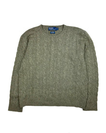  Polo Ralph Lauren Sage Cable Knitted Sweater (L)