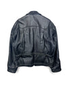 Stewart Black Leather Jacket (XL)