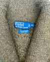 Polo Ralph Lauren Moss Green Hand Knitted Cardigan (XL)
