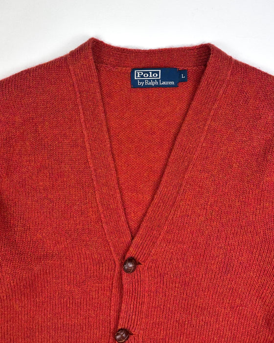 Polo Ralph Lauren Burnt Orange Wool Vest (L)