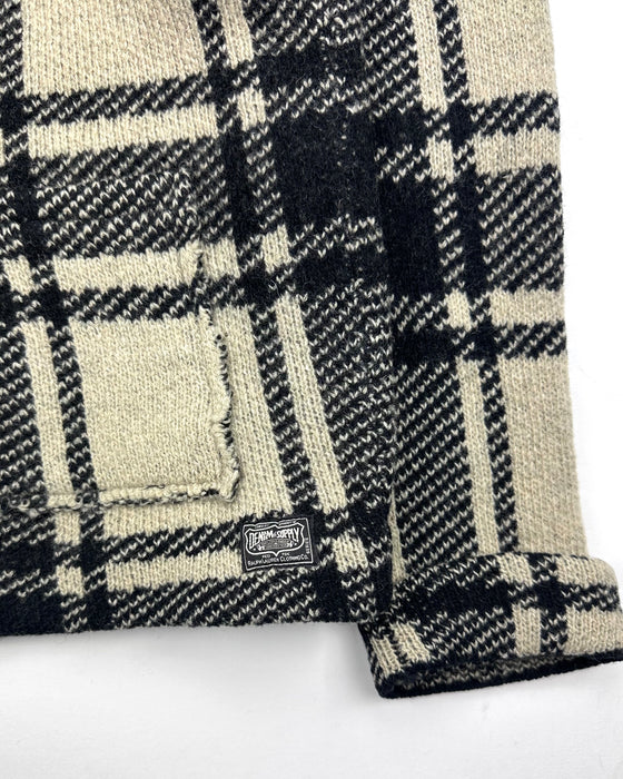 Ralph Lauren Denim Supply Black Grey Cardigan (L)