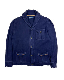  Polo RL Dark Navy Shawl Collar Cardigan (M)