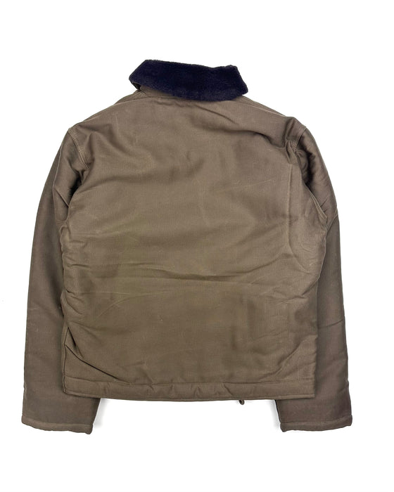 1944 N-1 Deck Jacket Waxed Khaki Brown