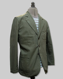  Cathcart Heritage Herringbone Twill Jacket Green