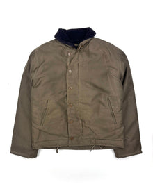  1944 N-1 Deck Jacket Waxed Khaki Brown