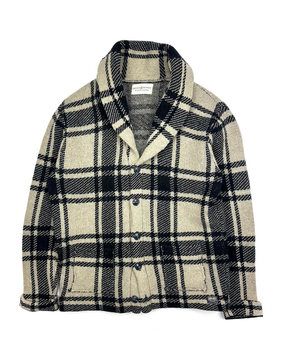 Ralph Lauren Denim Supply Black Grey Cardigan (L)