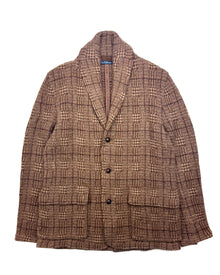  Polo Ralph Lauren Brown Shawl Collar Cardigan (L)