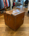 1930s Dutch Leather and Wood Travel Case