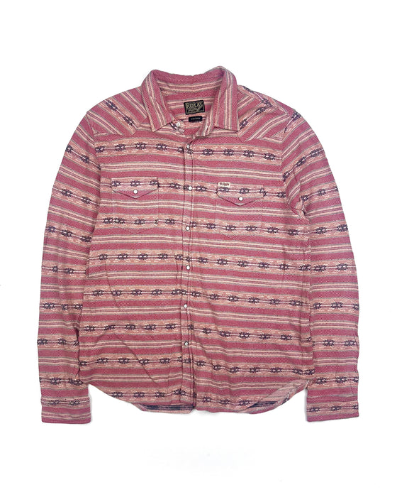 Replay Faded Red Western Shirt (L)
