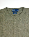 Polo Ralph Lauren Sage Cable Knitted Sweater (L)