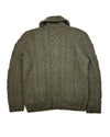 Polo Ralph Lauren Moss Green Hand Knitted Cardigan (XL)