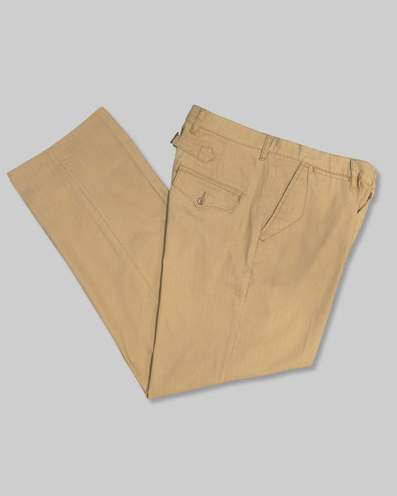 Cathcart Heritage Herringbone Twill Pants Mustard