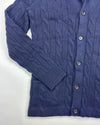 Polo Ralph Lauren Navy Blue Lambswool Cardigan (L)
