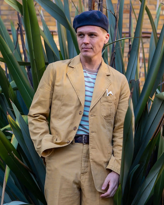 Cathcart Heritage Herringbone Twill Jacket Mustard