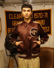  Satin G Letterman Jacket (M/L)