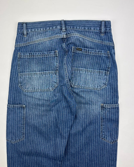1967 Utility Trousers Blue Wabash Rinsed