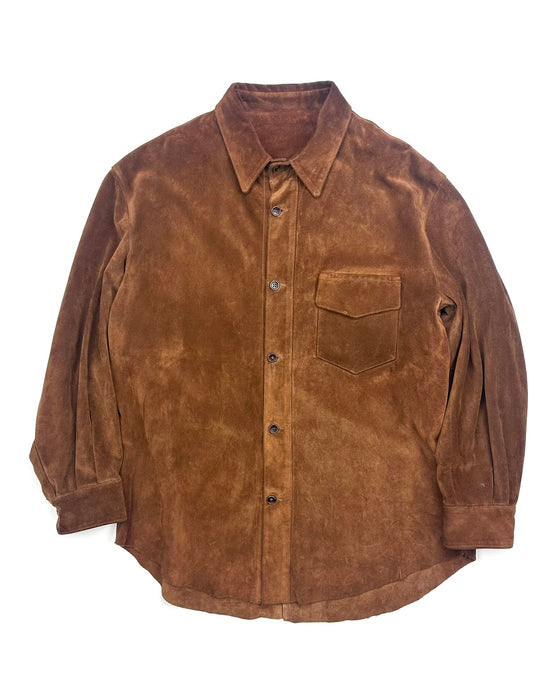 Stewart Suede Overshirt Jacket (XL)