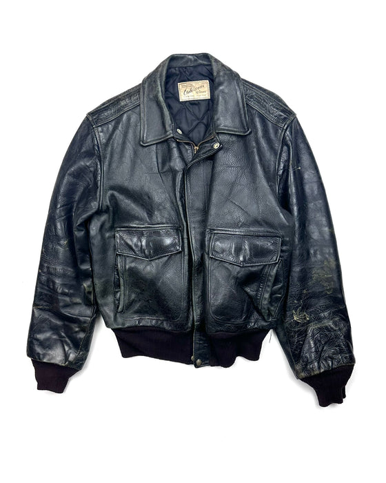 Hercules Black A-2 like Leather Jacket (XL)