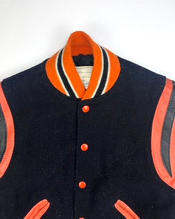 Beavercreek Black Orange Varsity Jacket (XS)