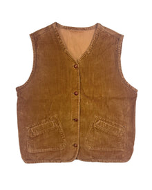  Dark Corduroy Vest (L)