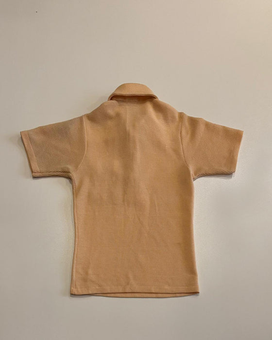 Vintage Beige Waffle Polo (M)