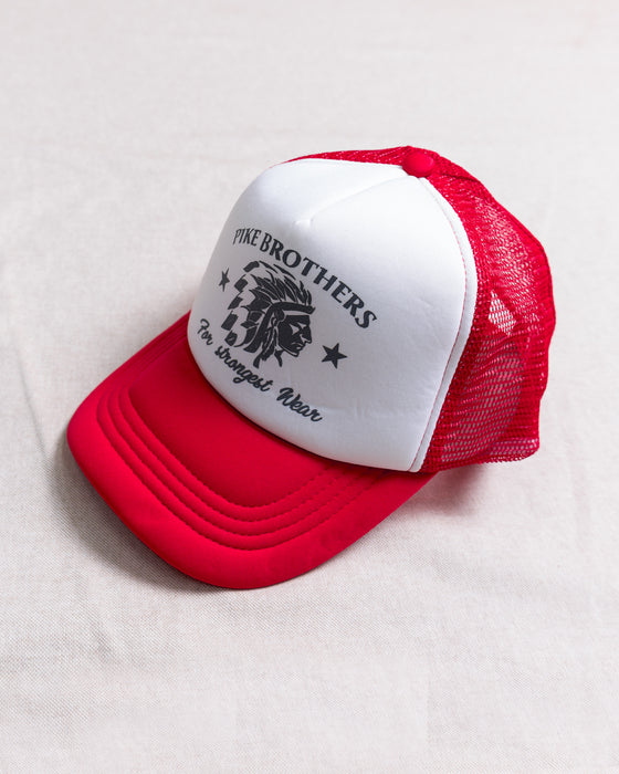 1967 Trucker Cap Chief Red